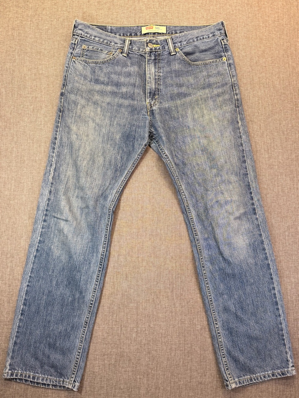 Levi's Men’s Light Blue Relaxed Straight Jeans 33X30